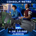 CONSOLA RETRO KING:  MÁS DE 10,000 JUEGOS CLÁSICOS  UN VIAJE ÚNICO AL PASADO