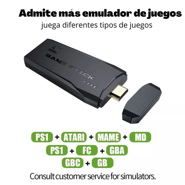 CONSOLA RETRO KING:  MÁS DE 10,000 JUEGOS CLÁSICOS  UN VIAJE ÚNICO AL PASADO
